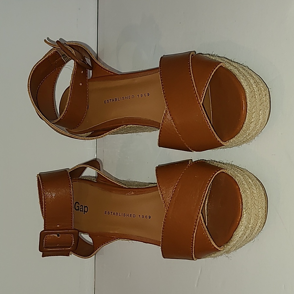 Cork wedge sandals by The Gap